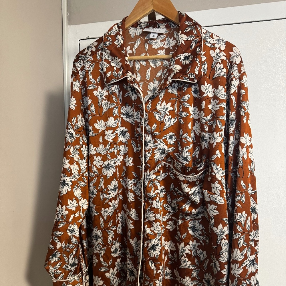 La Ligne for Target Floral Button Down Shirt 3x